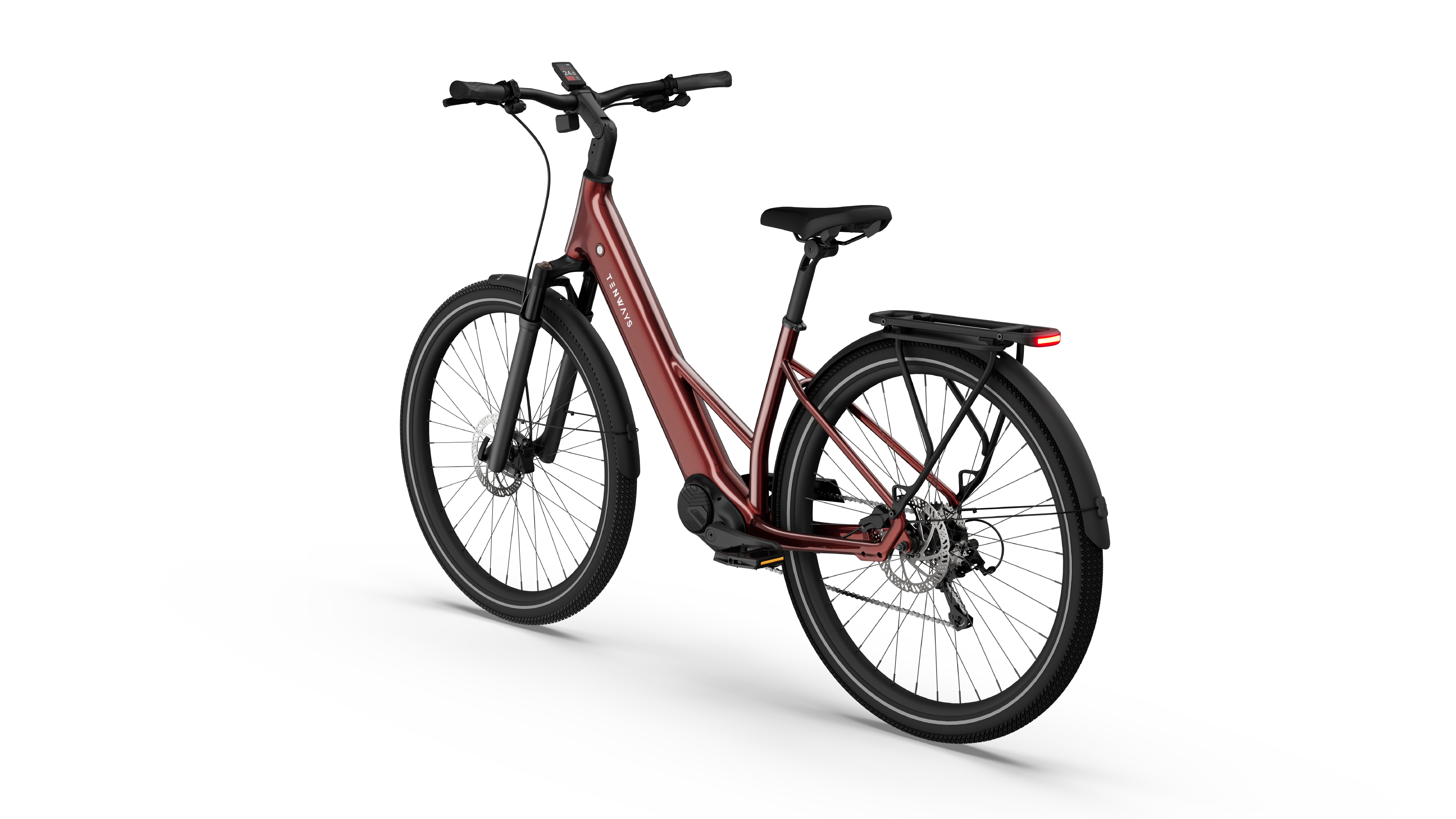 TENWAYS AGO Air E-Trekkingbikes (rot) 2